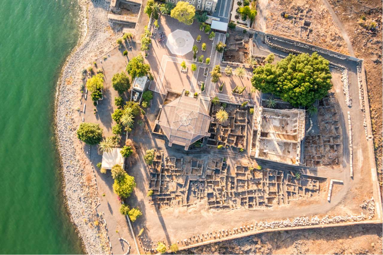 Sea of ​​Galilee The town of Christ in Capernaum